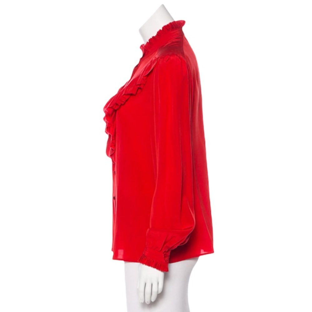 Zadig & Voltaire Taccora Silk Blouse New Medium - Picture 6 of 8